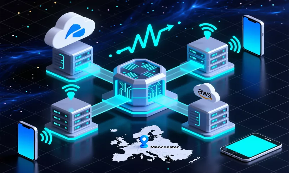 Architecture technique cloud des applications bookmakers avec serveurs AWS Azure et API temps réel