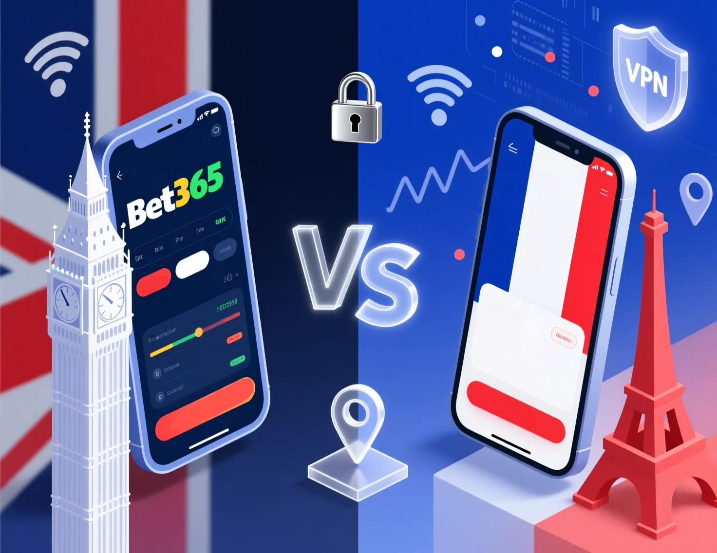 Comparaison entre bookmakers britanniques et français - Bet365 vs Betclic en 2025