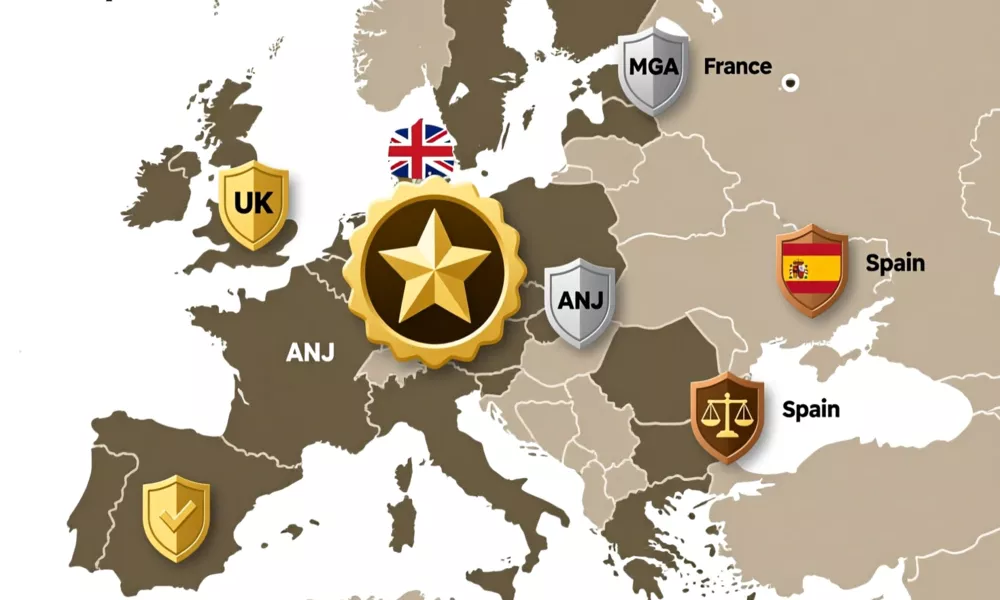 Comparaison des régulateurs de jeux d'argent européens avec la UKGC britannique