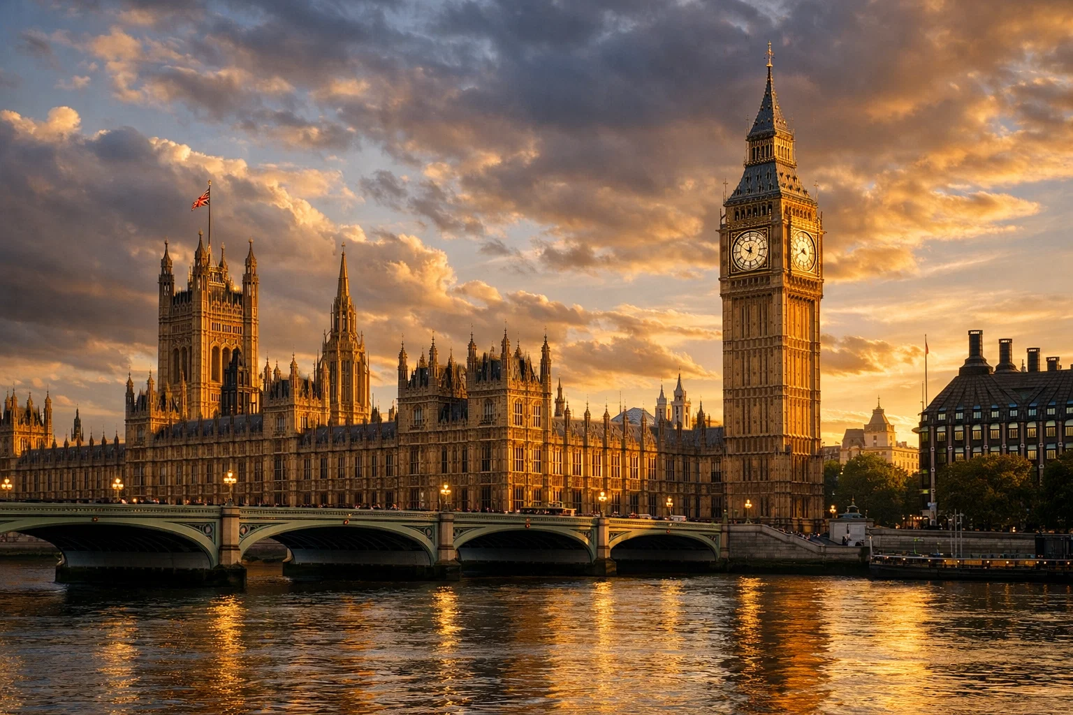 Palais de Westminster et Big Ben symboles de la législation britannique