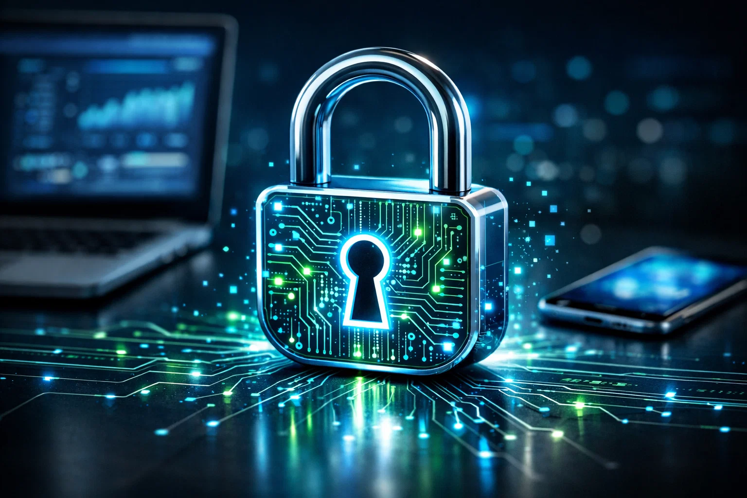Cadenas numérique symbolisant la sécurité des données personnelles