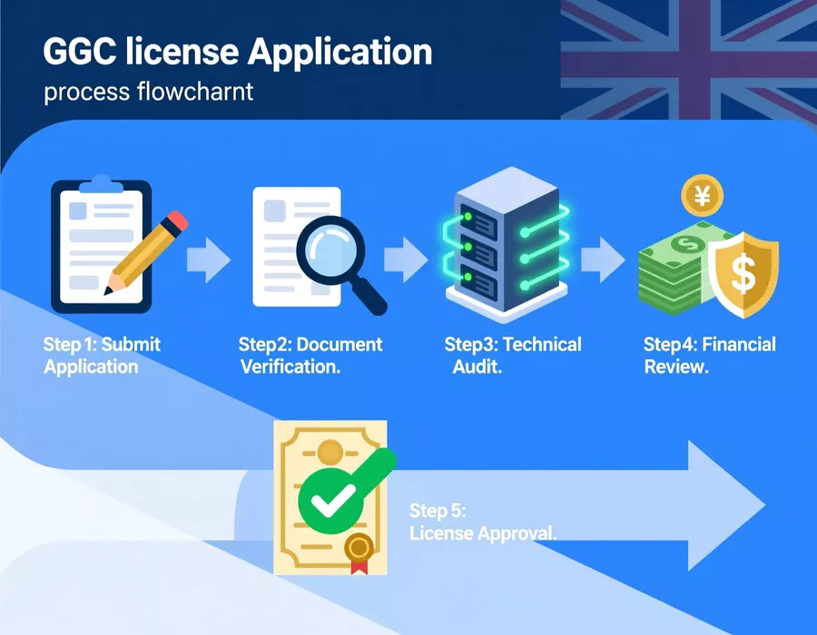 Étapes détaillées du processus d'obtention d'une licence UKGC pour bookmakers